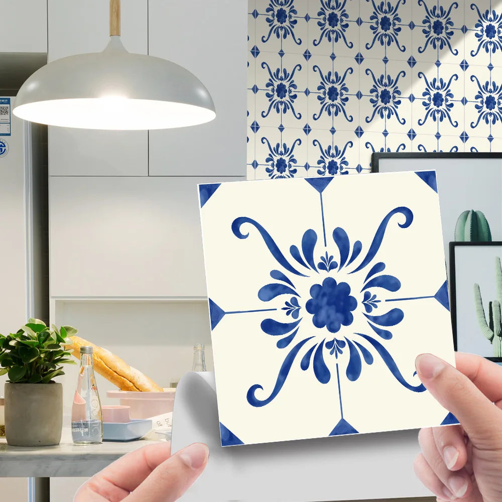 Crystal tiles pasted mosaic wall pasted retro tiles tiles pasted simple kitchen stove stickers pvc wall stickers Oasis Select CRY005 20pcs-10x10cm