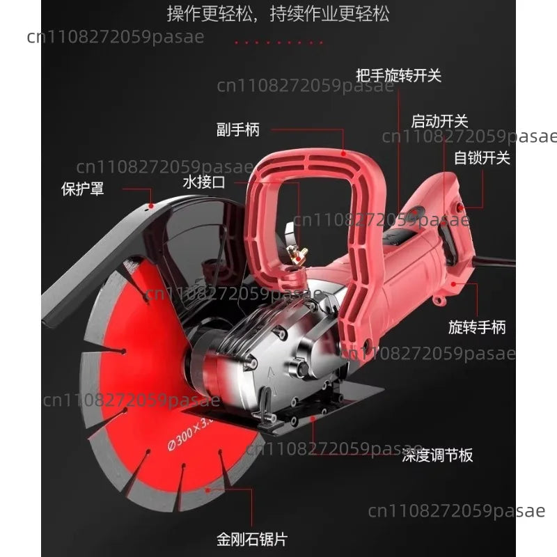 Power Ring Saw – Concrete Wall Cutting & Grooving Machine