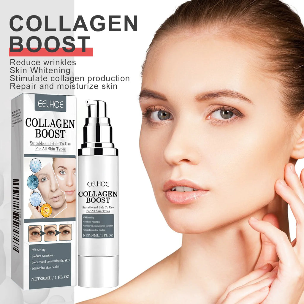 EELHOE Collagen Booster Face Cream Moisturizing Firming Skin Care for Women Reduces Wrinkles Fine Lines Hyaluronic Acid Skincare Oasis Select
