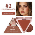 Higher Standard Satin Matte Cream Blush Long-Lasting Makeup Blush Brightening Low Saturation Shrinking and Expanding Natural Oasis Select 2 pink cinnamon