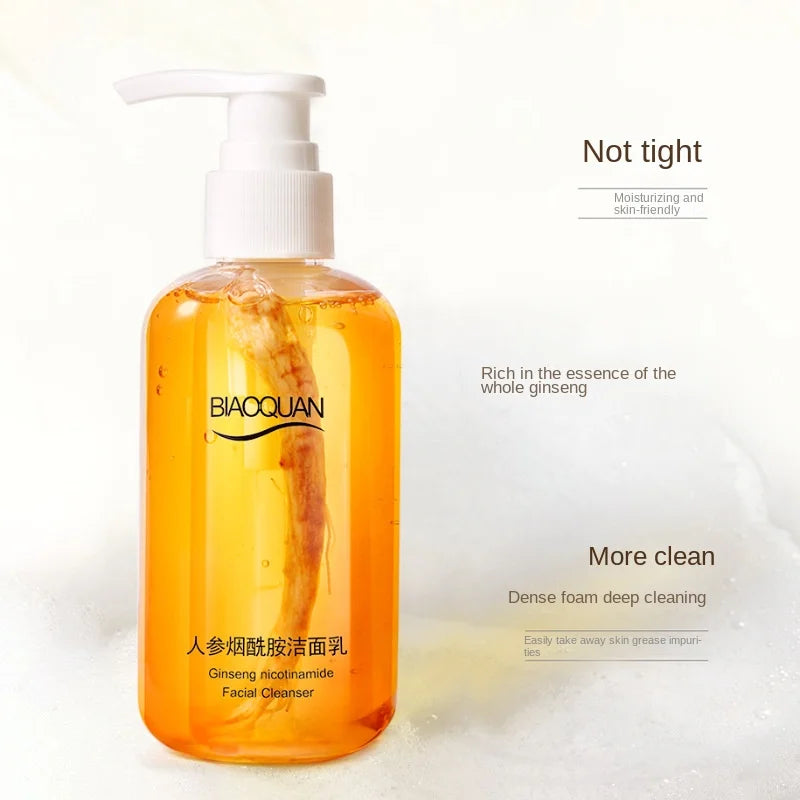 Ginseng & Niacinamide Facial Cleanser 200ml – Oil Control Facial Cleanser Oasis Select