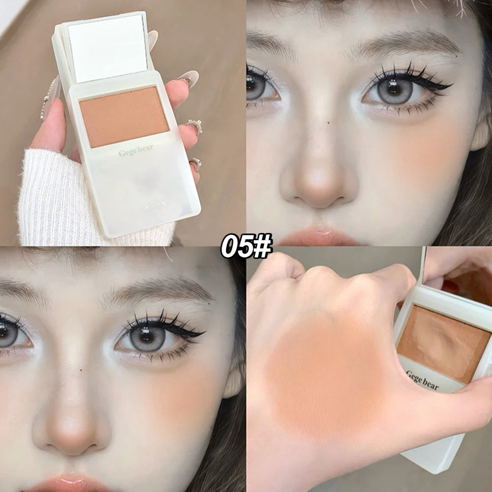 Floral Single Blush Low Saturation Matte Silky Texture Waterproof Sweatproof Long Lasting Daily Date Makeup Oasis Select 05
