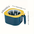 A 4-In-1 Large Capacity Seasoning Box with a Lid And Spoons Comes with Four Spoons for in The Home Kitchen for Salt Containers Oasis Select Blue