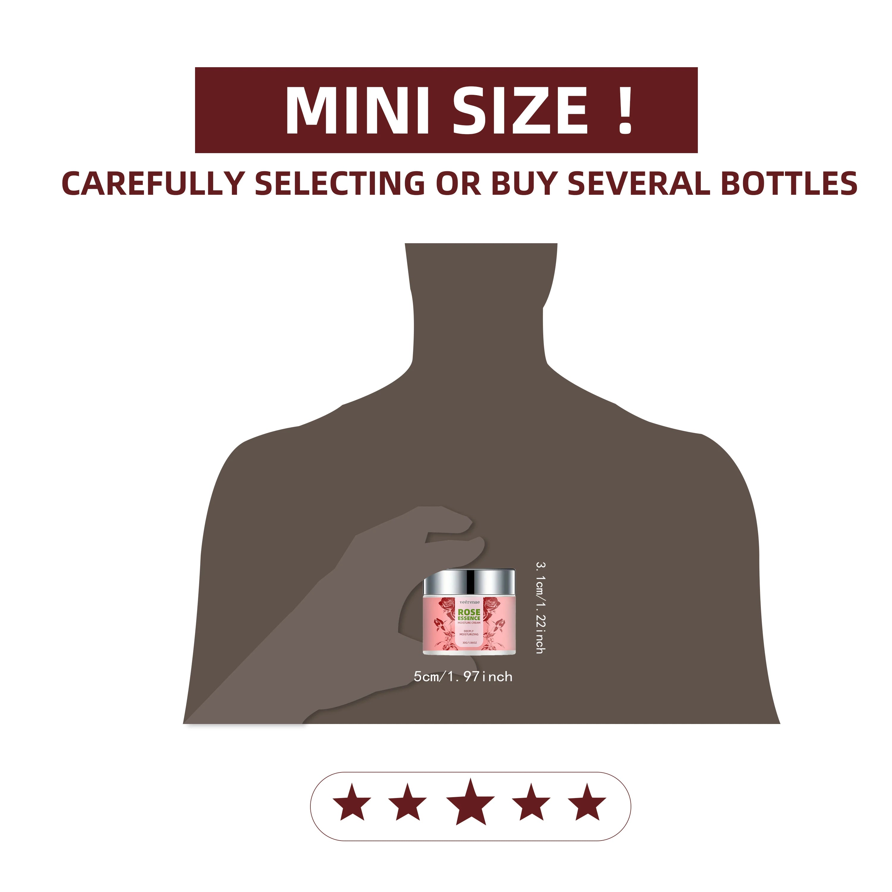 Veérenae Rose & Collagen Moisture Cream – 24H Hydration