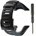 Rubber Watch Strap Stainless steel clasp Screwdriver For SUUNTO Ambit2 S Ambit2 Red and Ambit3 Black SS019474000 Oasis Select A