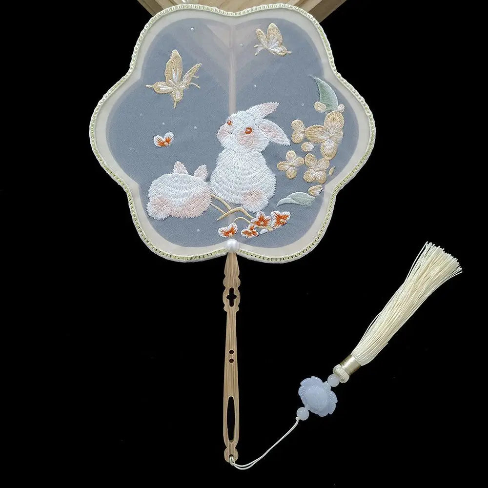 Style Hanfu Accessories Dancing Fan DIY Craftsmanship Decorative Fans Home Decoration Hand Fan Group Fan Photography Prop Oasis Select 2