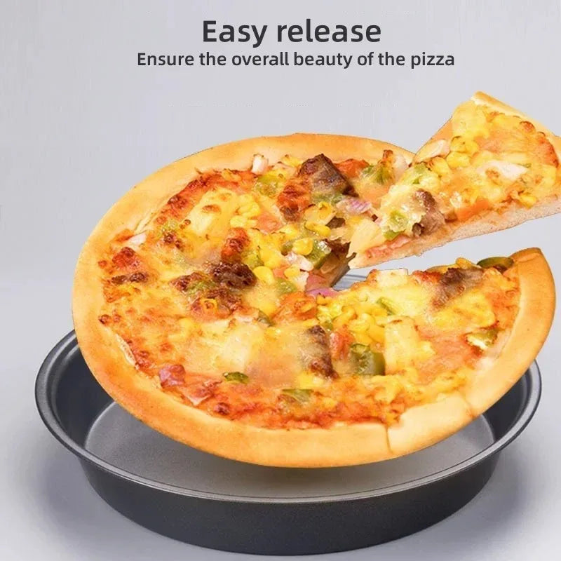 Non-Stick Carbon Steel Pizza Pan 6 8 10 Inch | Bakeware Pizza Baking Pan Oasis Select