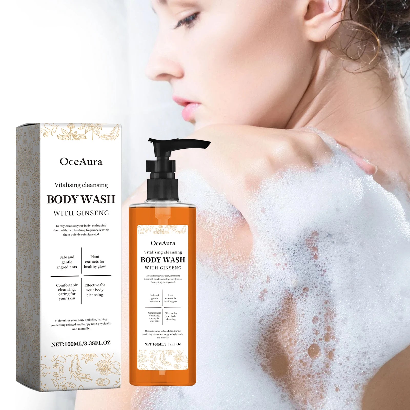 Gentle Moisturizing Body Shower Gel – Hydrating & Refreshing Body Shower Gel Oasis Select