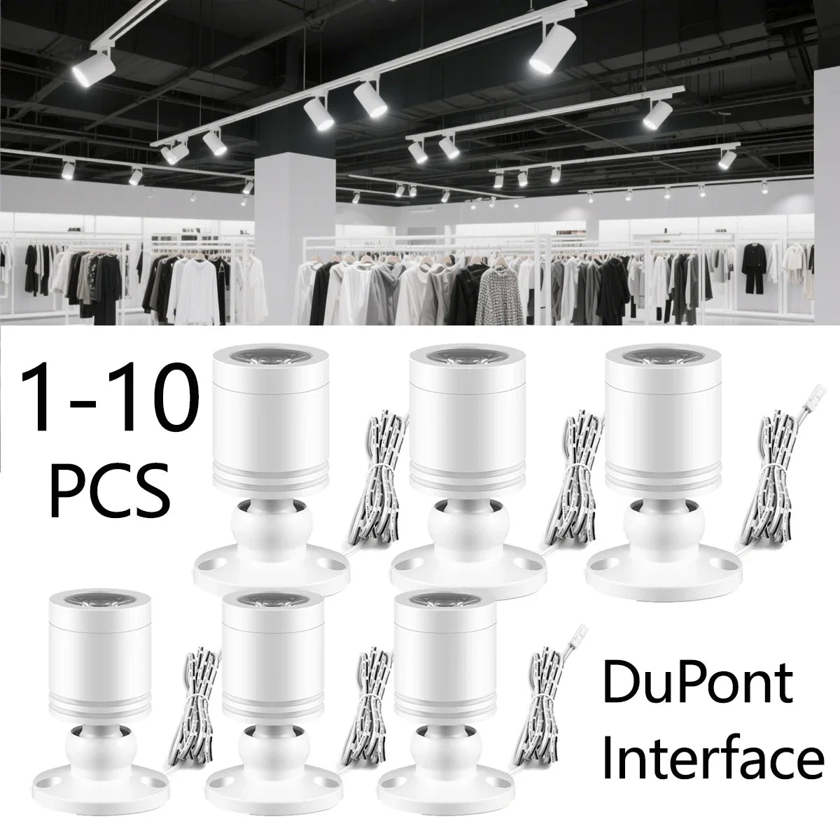1/2/4/6/10Pcs a Pack Mini LED Spotlight 3W 12V Aluminum Shell Ceiling Wardrobe Wine Cabinet Surface Mount Home Wall Decor Lamp Oasis Select