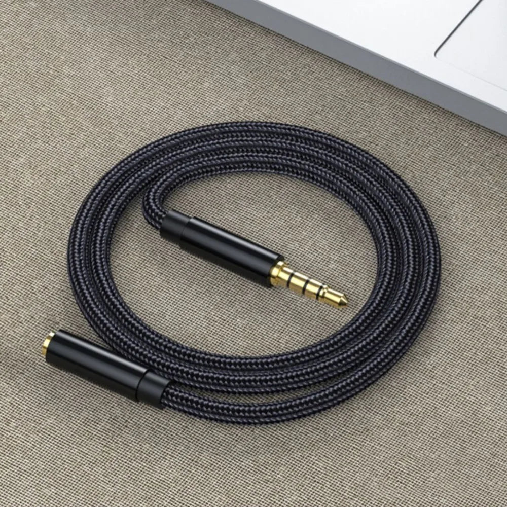 3.5mm Jack AUX Audio Cable For PC Headphones Male to Female HiFi AUX Extension Cable Speaker Extender Cord Oasis Select