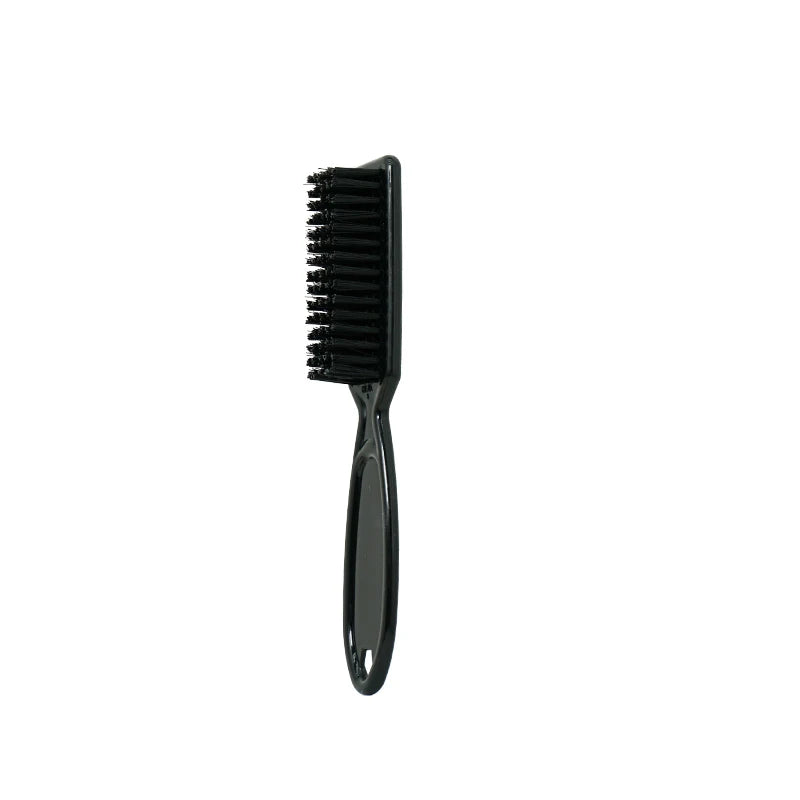 Black Small Beard Styling Brush Professional Shave Beard Brush Barber Vintage Oil Head Shape Carving Cleaning Brush Oasis Select SZ23