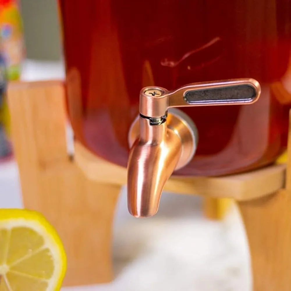 Spigot for Beverage Dispenser Stainless Steel Metal Spigot Dispenser Jar Juice Cold Drink Wine Beer Replacement Faucet Dropship Oasis Select