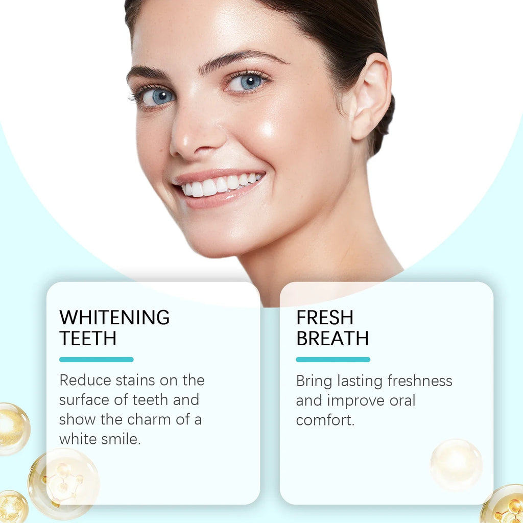 Nicotinamide Teeth Whitening Powder Cleaning Plaque Stain Remove Calculus Fresh Breath Oral Hygiene Care Tooth Bleach Toothpaste Oasis Select