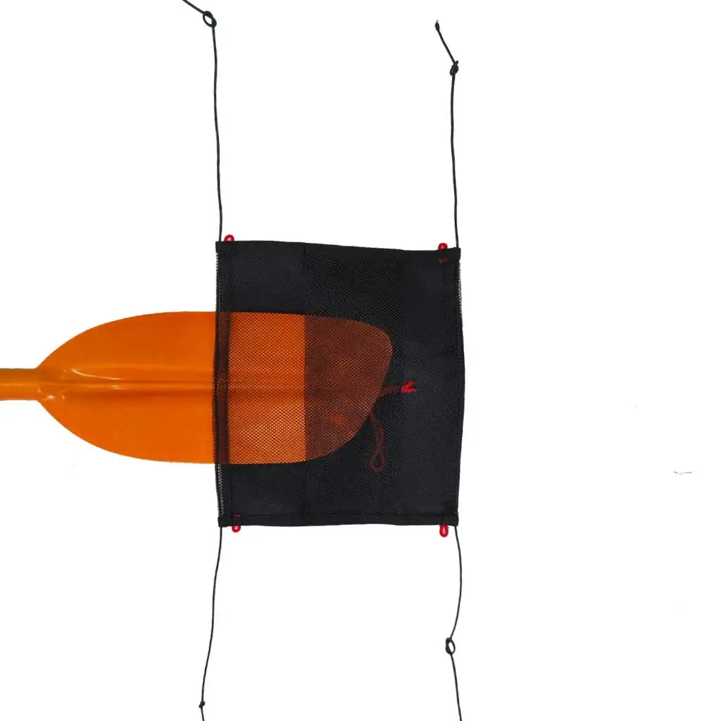 Heavy Duty Kayak Mesh Deck Bag Boat Essential Emergency Gear Storage Pouch Dinghy Boat Paddle Holder Oasis Select