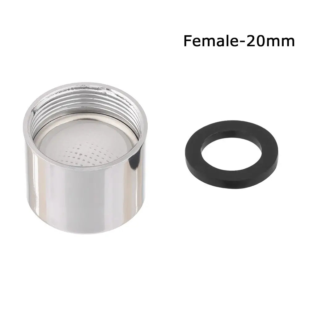 18/20/22/24/28mm Male Female Nozzle Spout End Diffuser Filter Water Saving Tap Aerator Faucet Oasis Select Female-20mm