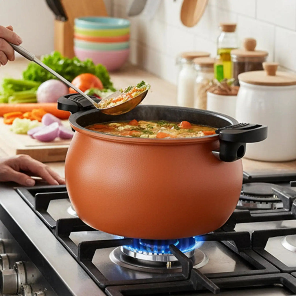Pressure Cooker Pot Multifunctional Non-stick Large-capacity Kitchen Accessories Slow Rice Cooker for Cooking Canning Steam Rice Oasis Select