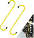 2PCS Brake caliper hanger extension tool with rubber tip, durable steel, rust-proof auto tools, brakes, axles, suspension. Oasis Select YELLOW