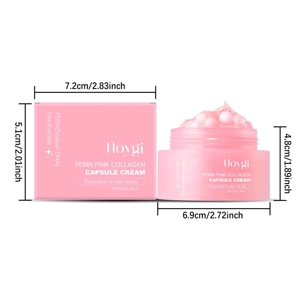 Moisturizing Collagen Capsule Cream Hydrating Firming Anti-Aging Niacinamide Even Skin Tone Brightening Facial Skin Oasis Select 55g Boxed