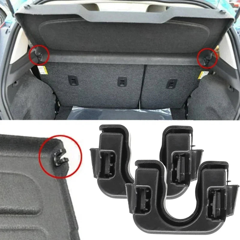 For Ford Focus MK3 3 Mondeo MK4 Fiesta MK7 MK8 B-Max C-max Rear Boot Trunk Load Cover Parcel Shelf Clips Pivot Bracket Mount Oasis Select