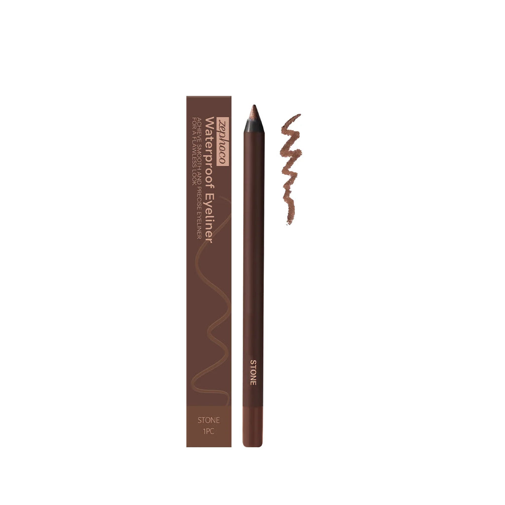 Waterproof Eyeliner Pen Colorfast Long Lasting Anti Smudge Quick Drying Sweat Resistant Smooth Portable Eye Liner Pen Eye Makeup Oasis Select Stone