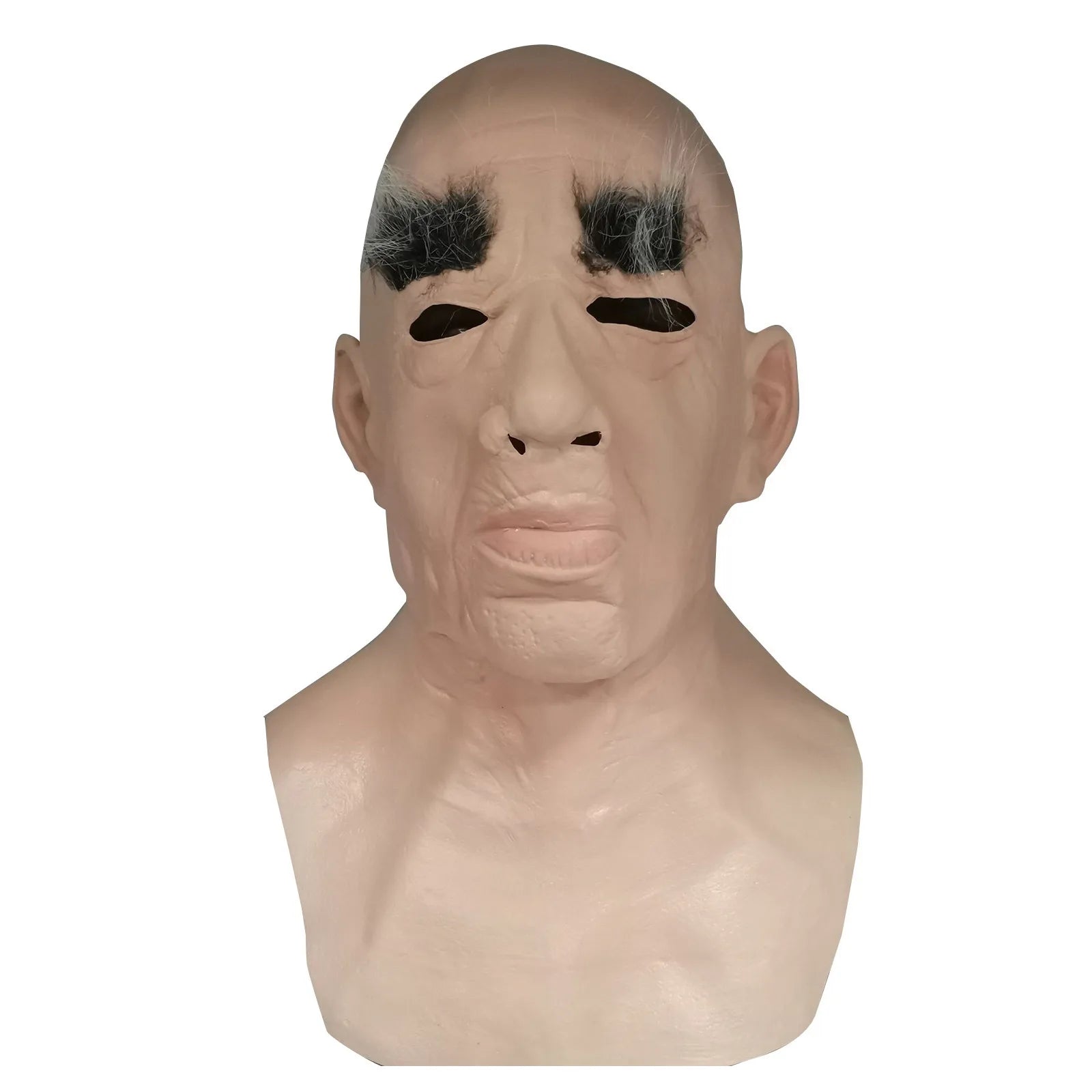 Grandpa Grandma Full Head Latex Mask – Halloween Cosplay Halloween Costume Mask Oasis Select B