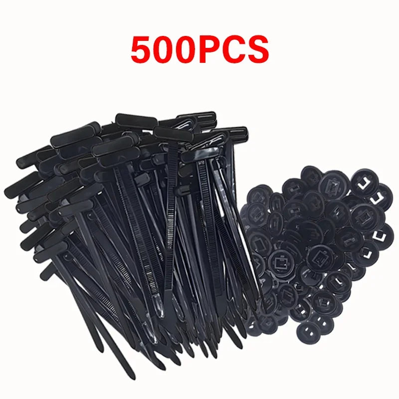 Nylon Cable Zip Self-Locking Heavy Duty Zip Ties Indoor & Outdoor General Purpose Cable Tie Buckles Releasable UV Resista Oasis Select 500PCS