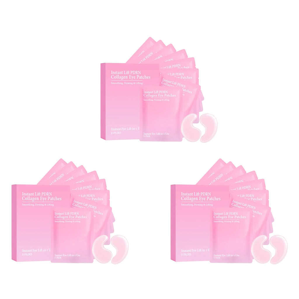 Collagen Eye Patches Hydrogel Anti Dark Circles Reduces Puffiness Instant Lifting Nourishing Anti-Wrinkle Under Eye Mask Oasis Select 24 pairs Boxed
