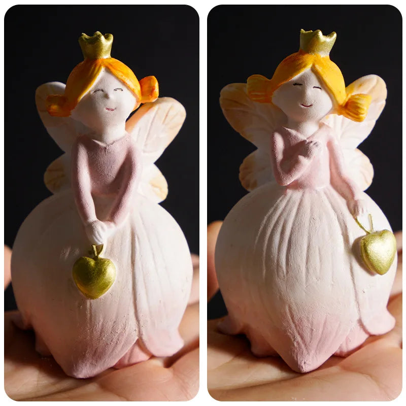 Lily Of The Valley Fairy Mold Forest Angel Girl Fairy Tale Crown Princess Plaster Figurine Silicone Mold Oasis Select