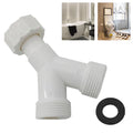 Dishwasher Washing Machine Y Tee Connector Adapter Double Inlet Junction Split Pipe Connection Three-Way Adapter Oasis Select Default Title