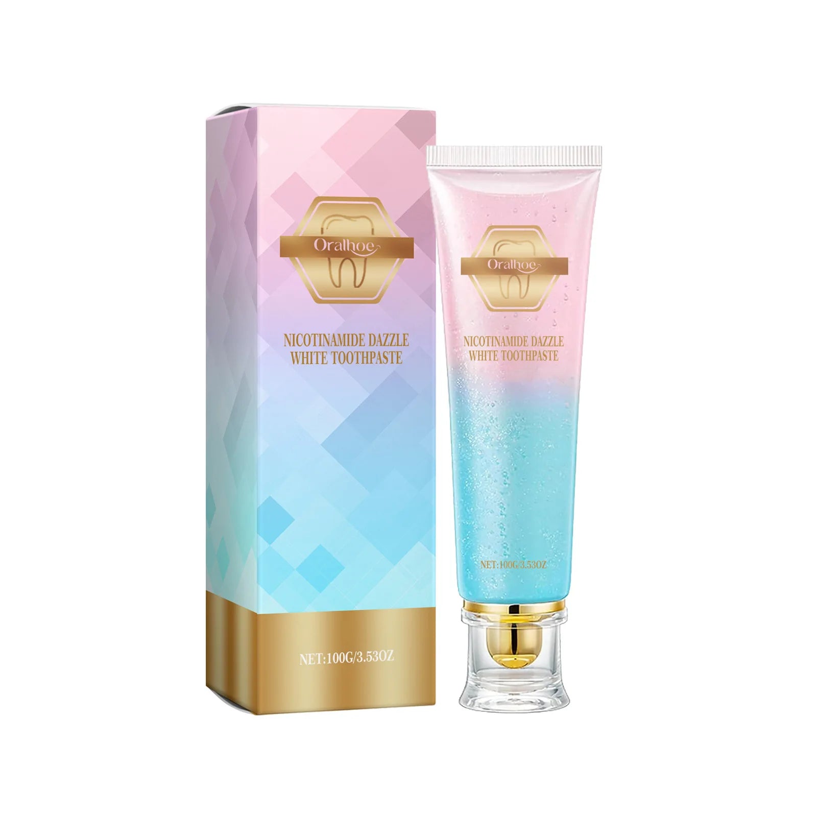 Oralhoe Niacinamide Whitening Toothpaste – Stain & Plaque Removal Whitening Toothpaste Oasis Select 100g boxed