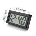 Adhesive Digital Watch Car Clock Small Stick On Clock Small Clock LED digital electronic clock car dashboard adhesive clock Oasis Select Black