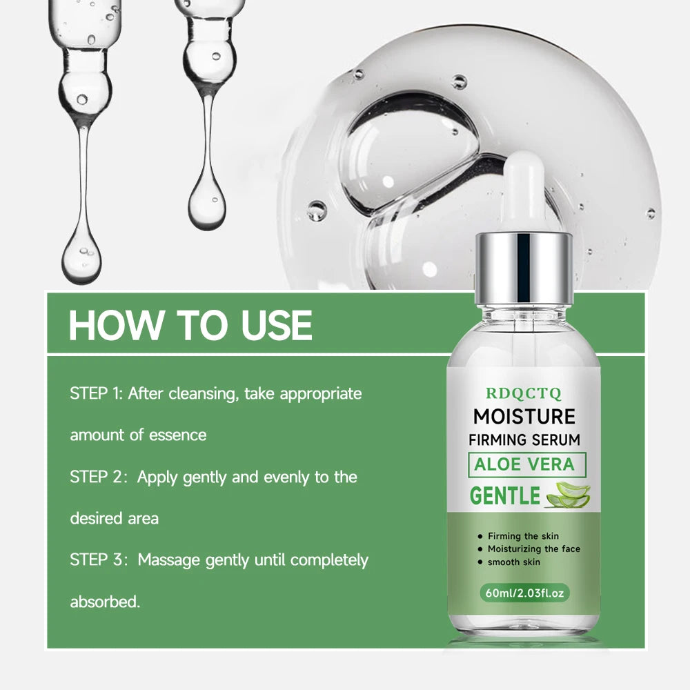 Aloe Vera Facial Essence Serum – Hydrating & Firming 40/60ml Facial Essence Serum Oasis Select