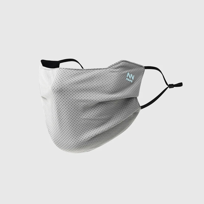 Sun Protection Face Mask For Men Reusable Breathable UV Face Shield Solid Color Washable Face Mask Summer Cycling Face Mask@#X Oasis Select Light gray