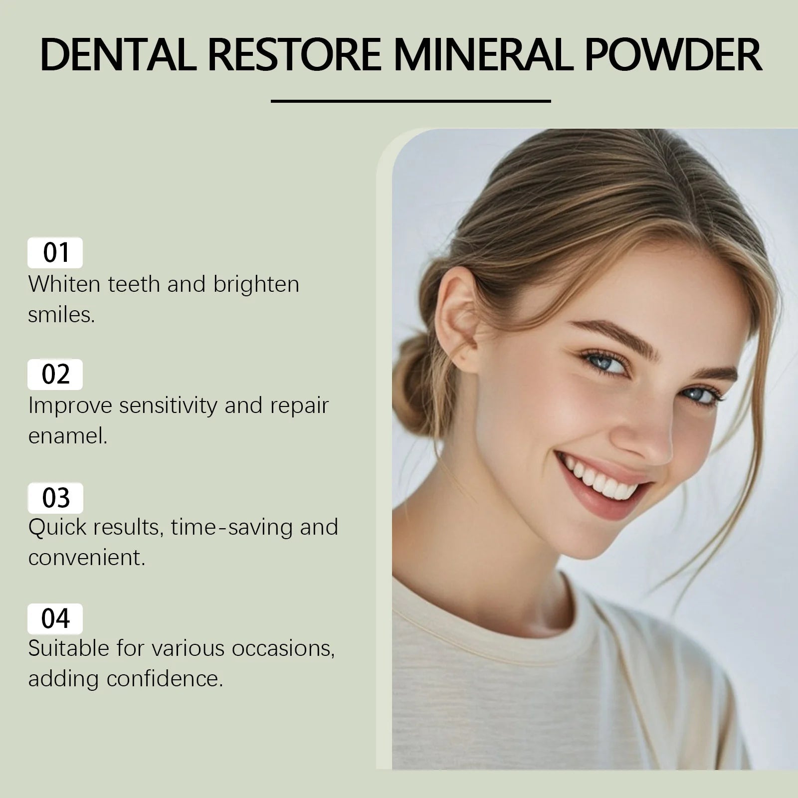 Tooth Shine Care Powder – Cleans Teeth, Protects Enamel Tooth Cleansing Powder Oasis Select