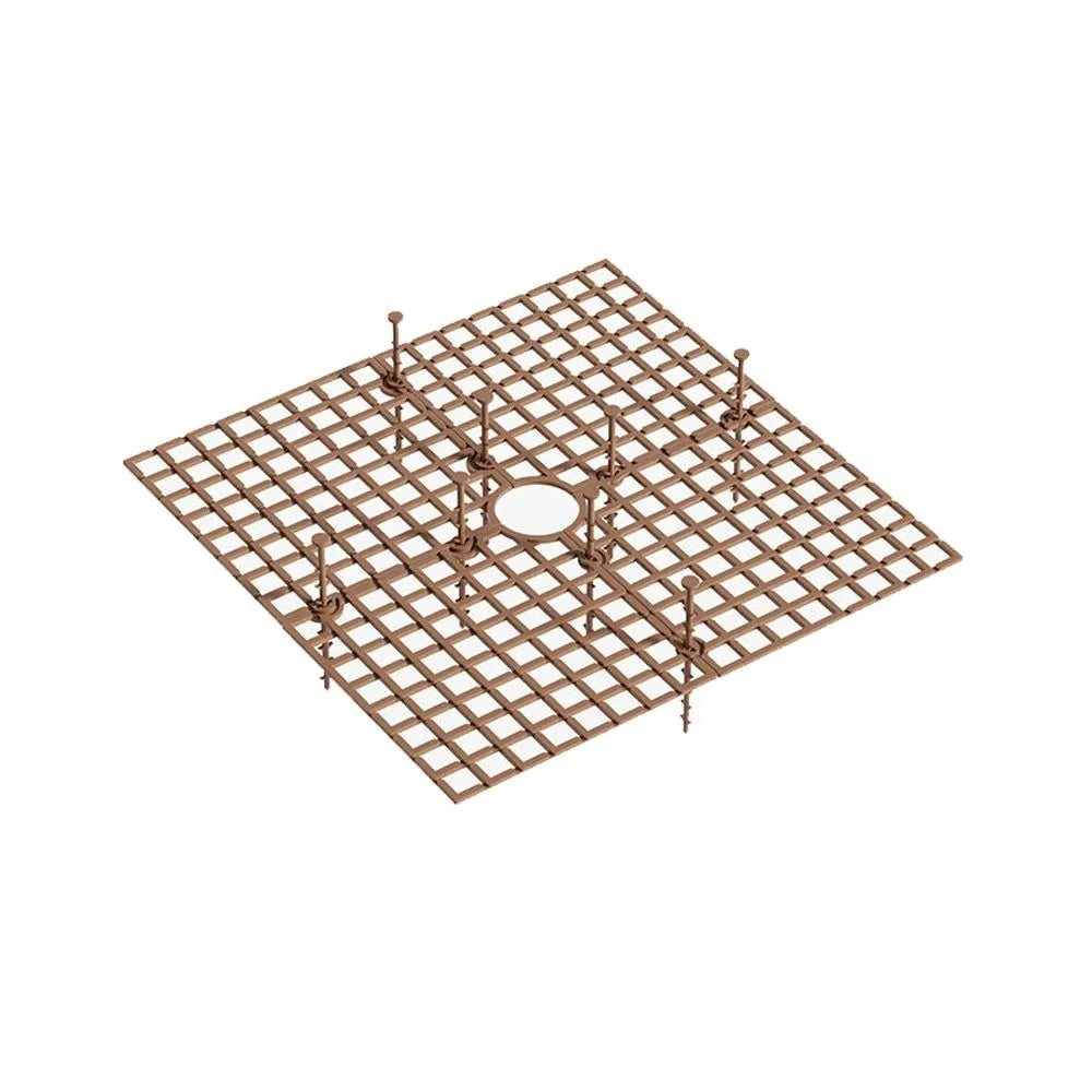 Cuttable Plant Pot Guards Rust-proof Round/Square Flower Pot Cover Multi-use Plastic Plant Protection Mesh Balcony Yard Oasis Select Coffee-30cm-Square