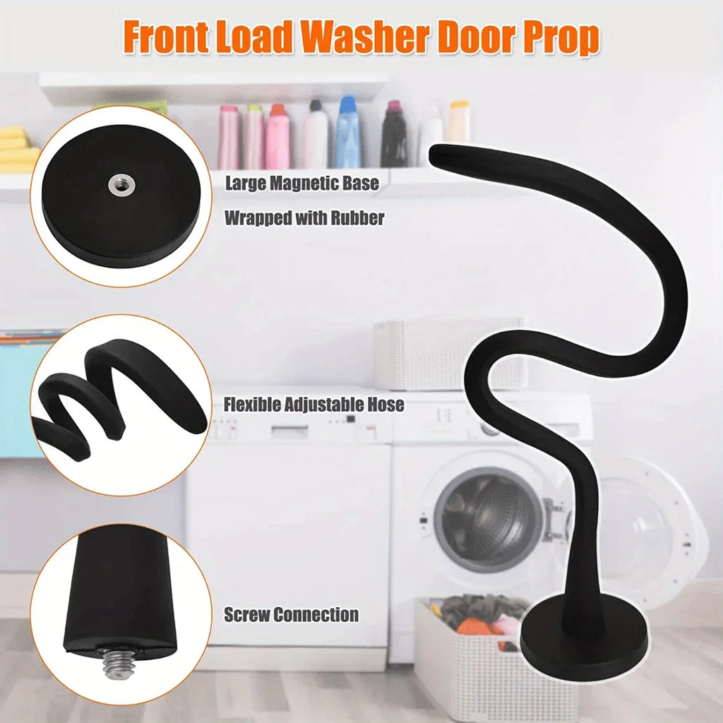 Front Washing Machine Door Strong Magnet Bracket Strong Magnetic Washing Machine Door Door Bracket Magnet Snake-Shaped Silicone Oasis Select