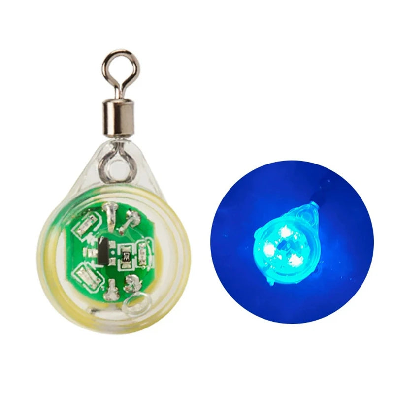 Eye Lure Fish Light LED Water Button Lure Fish Light Emitting Lure Fish Device@#X Oasis Select Blue-1