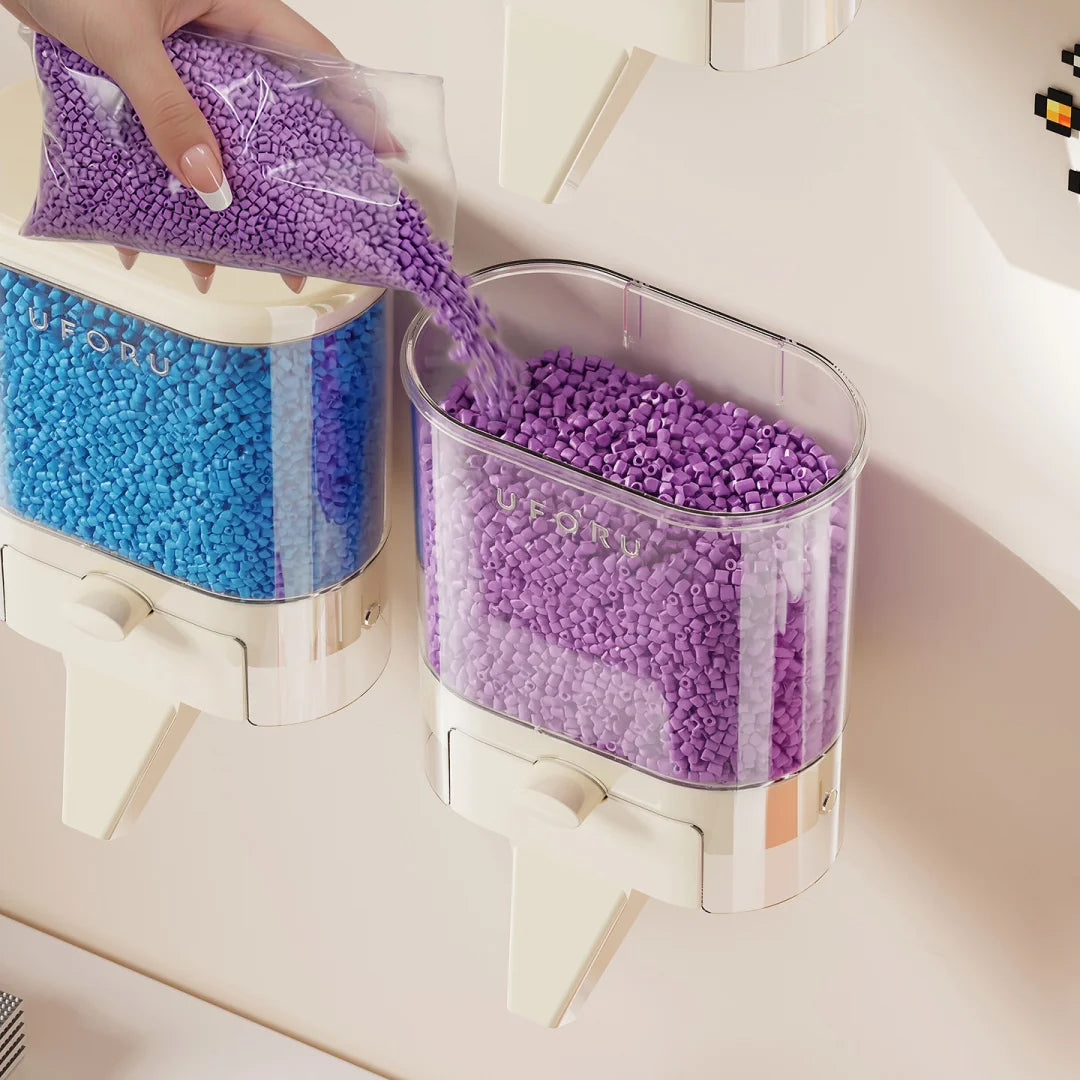 Laundry Beads Dispenser, Wall-Mounted Laundry Detergent Dispenser for Laundry Room Organization, Suitable for Laundry Scent Boos Oasis Select