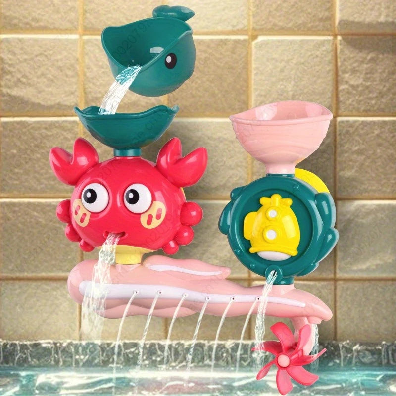 Boys and Girls Bath Toys Suitable for Youngsters, Children, Baby Bath Tub Toys, Gift Bathtub Toys, Gift for Halloween Christmas Oasis Select red