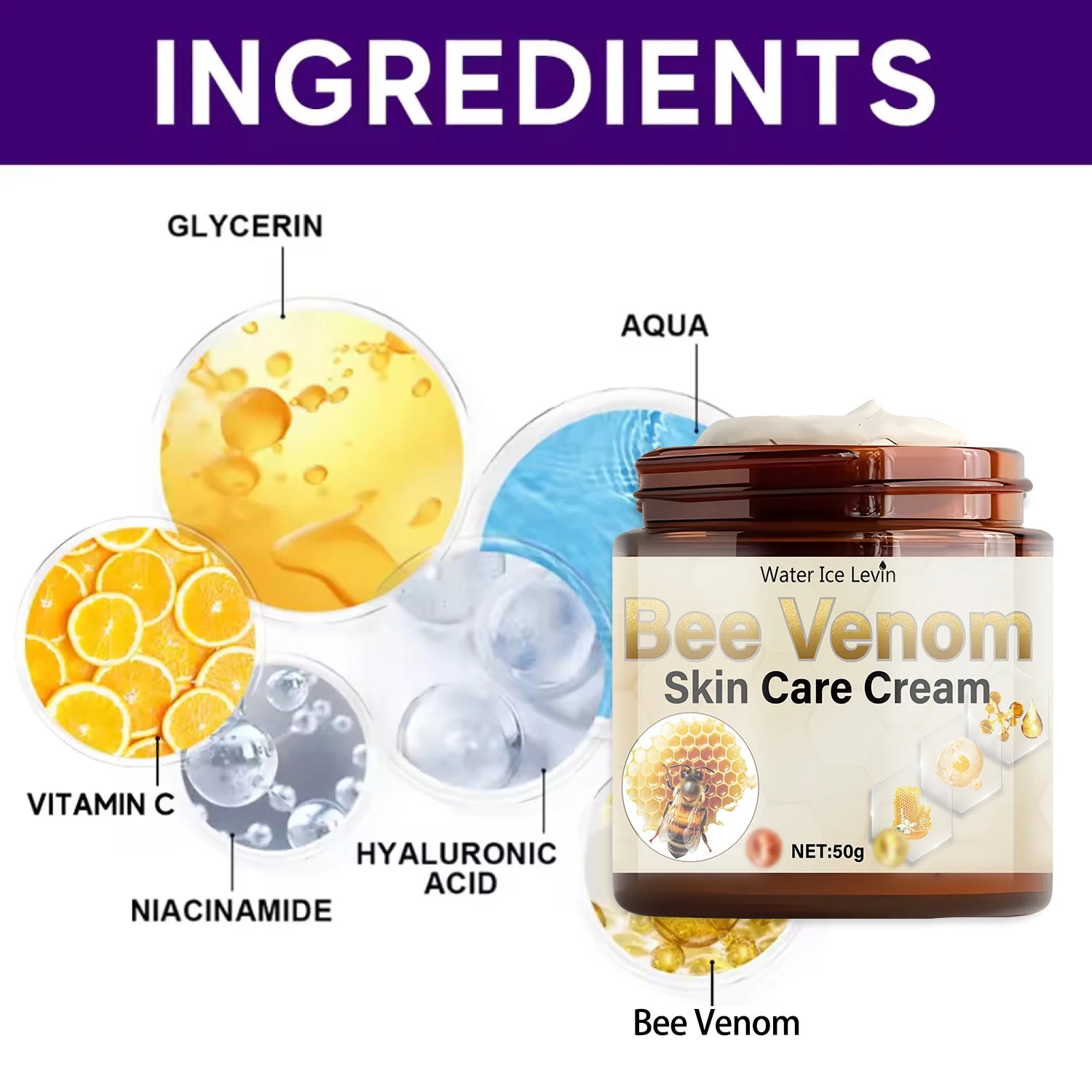 Bee Venom Anti-Aging Face Cream – Firm, Lift & Hydrate Anti-Aging Face Cream Oasis Select