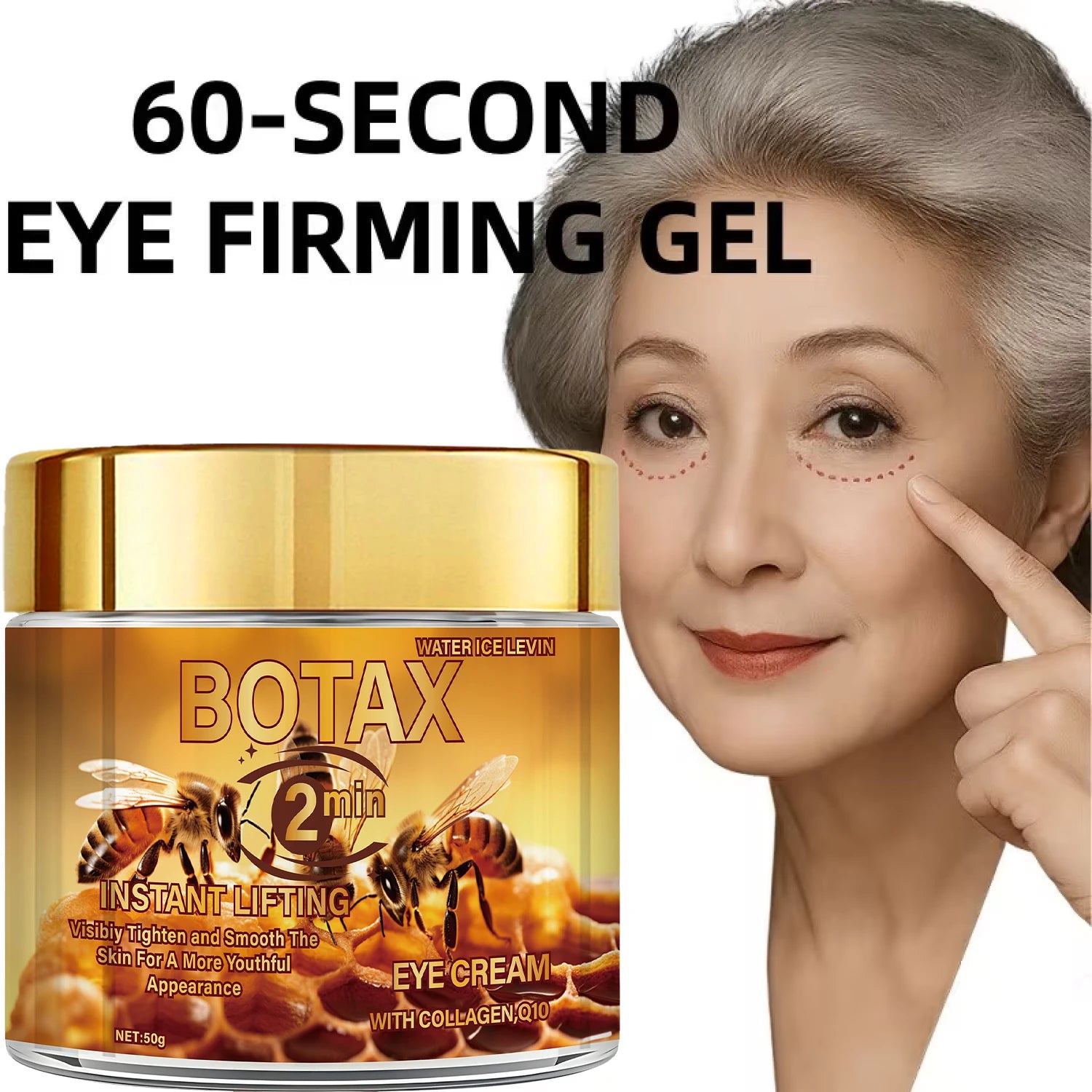 BOTA Instant Lifting Eye Cream with Bee Venom & Retinol, Anti-Aging, Reduces Wrinkles & Firms Skin, All Skin Types. Oasis Select