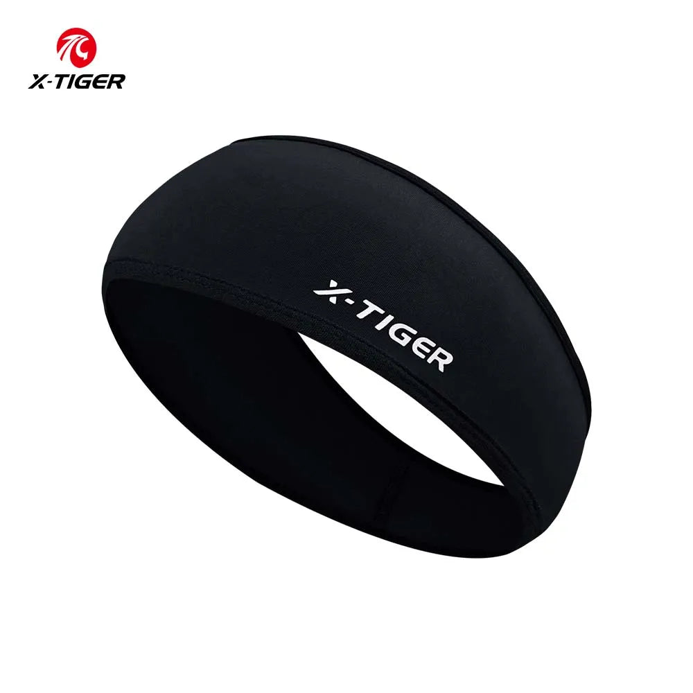 X-TIGER Ice Silk Cycling Headband Sweat-absorbing Elastic Gym Fitness Running Headscarf Breathable Quick-drying Sports Headband Oasis Select XM-DPBM-1001