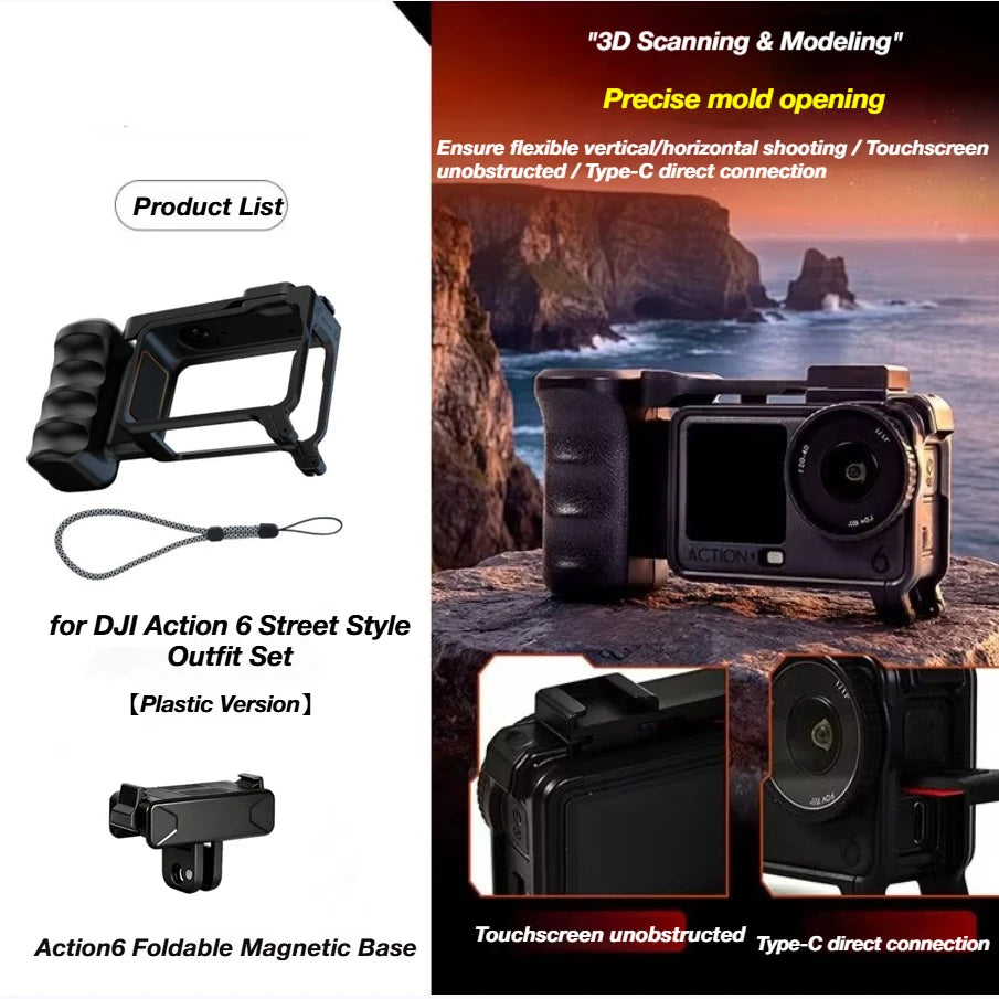 DJI Osmo Action 6 Accessories Kit – Waterproof Case & Filters