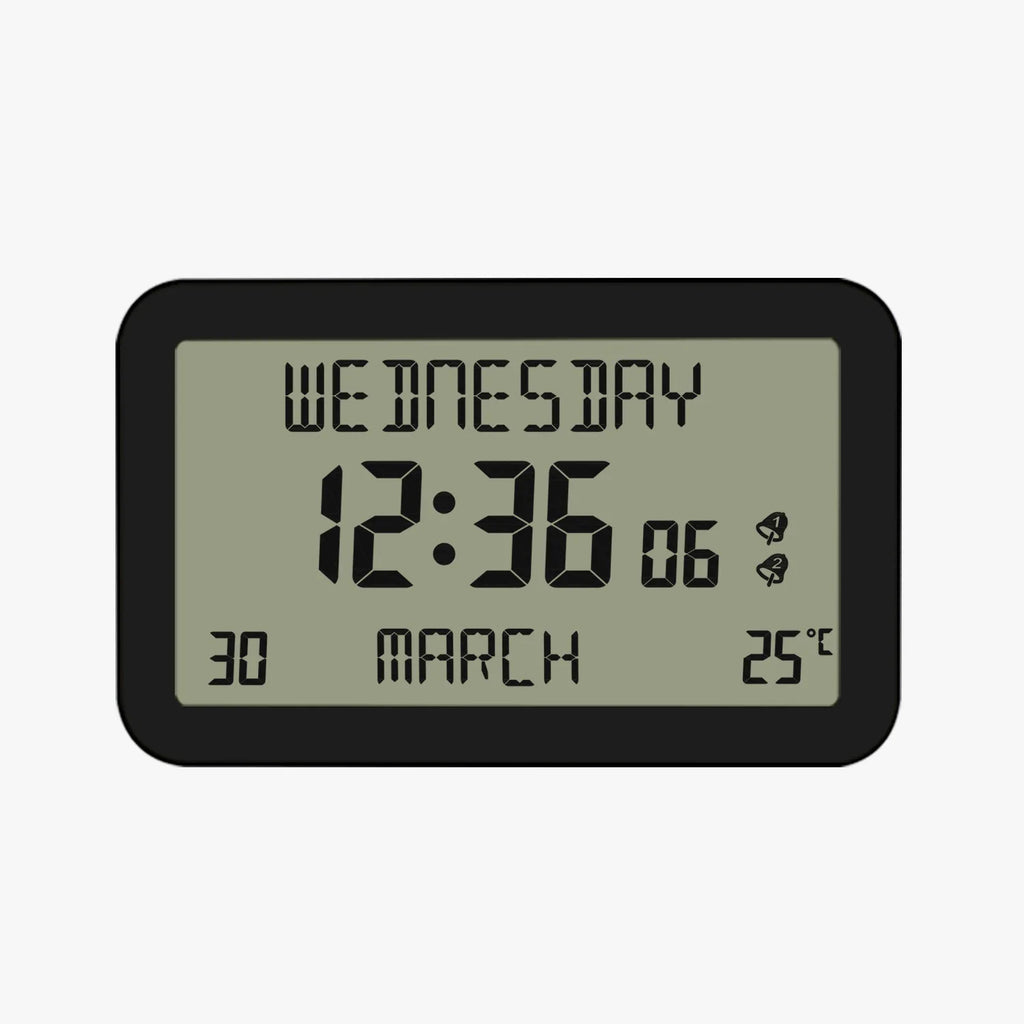 Alarm Clocks Lcd Display Desk Small Clock High-Definition Multi-Function Machine Reminders In Multiple Languages For Travel Home Oasis Select Style 8