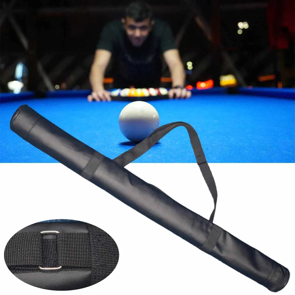 32in 1/2 Pole Billiard Cue Bag Lightweight Portable Collapsible Stick Bag Billiard Cue Stick Backpack Nylon Faux Leather Sleeve Oasis Select Default Title