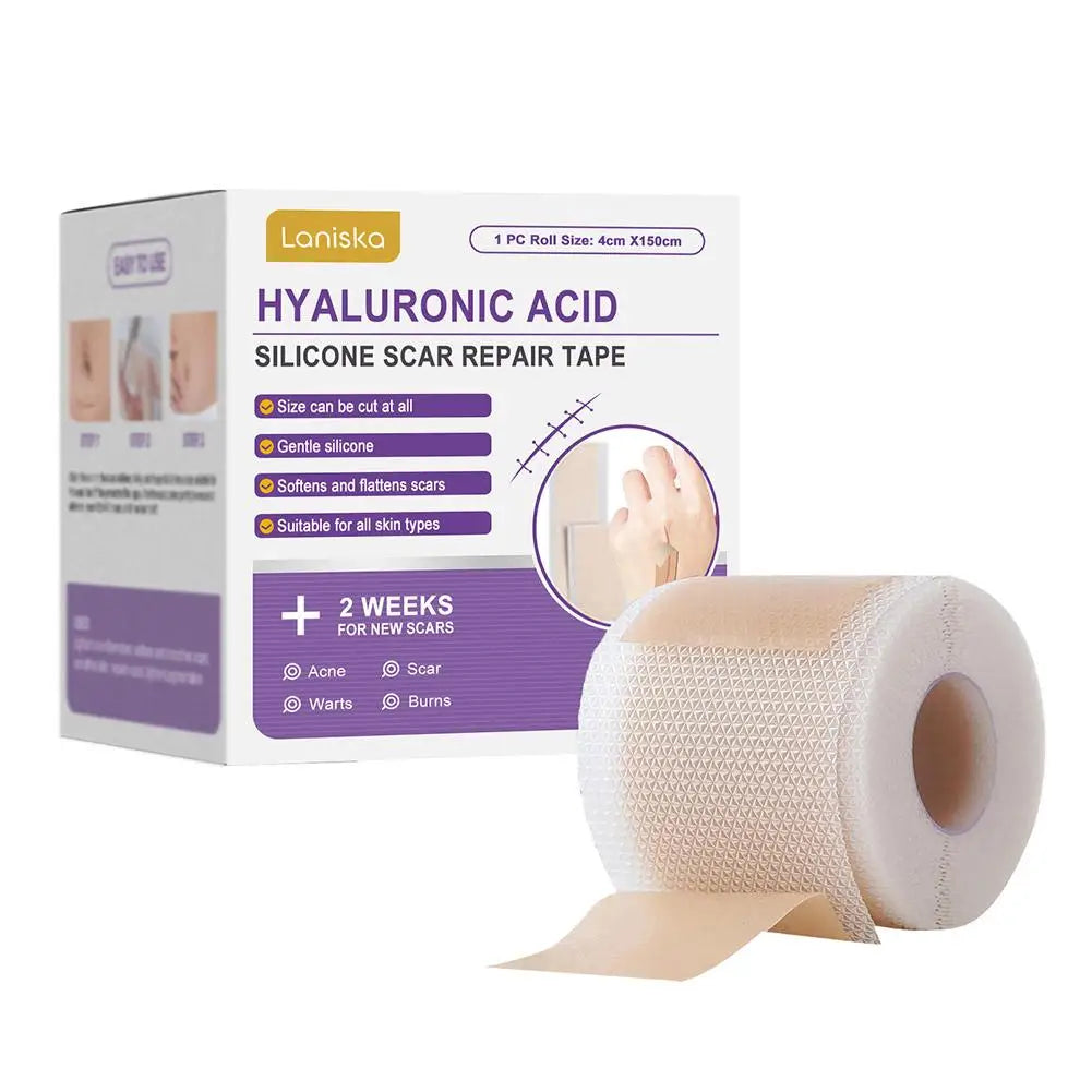 Scar Tape Roll For Surgical Scars Self-Adhesive Tape Therapy Patch Burn Acne Skin Care Silicone Scar Sheets,Silicone Scar Tape Oasis Select 1 tape