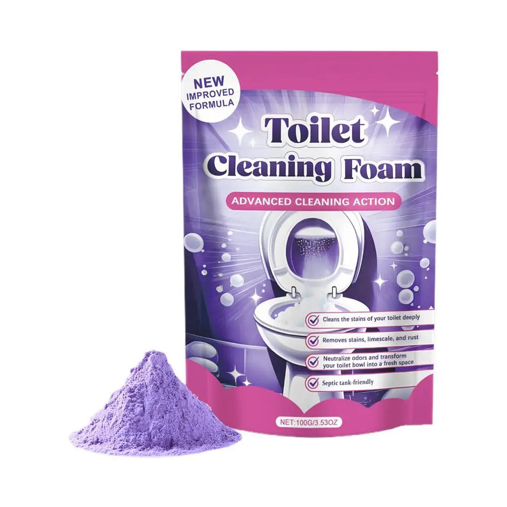 Toilet Bowl Cleaner Self Activating Miracles Powder Foam Deep Descaling Stain Remover Toilet Powder Household Toilet Cleaner Oasis Select 1pcs