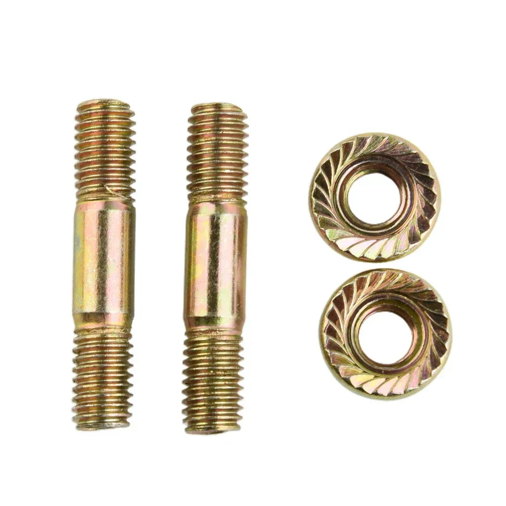 4pcs Set Bar Nuts And Bar Studs/Bolts M8 8mm Chainsaw Chain Saw Replacement Accessories For Baumr-Ag SX62 62cc Tool Parts Oasis Select