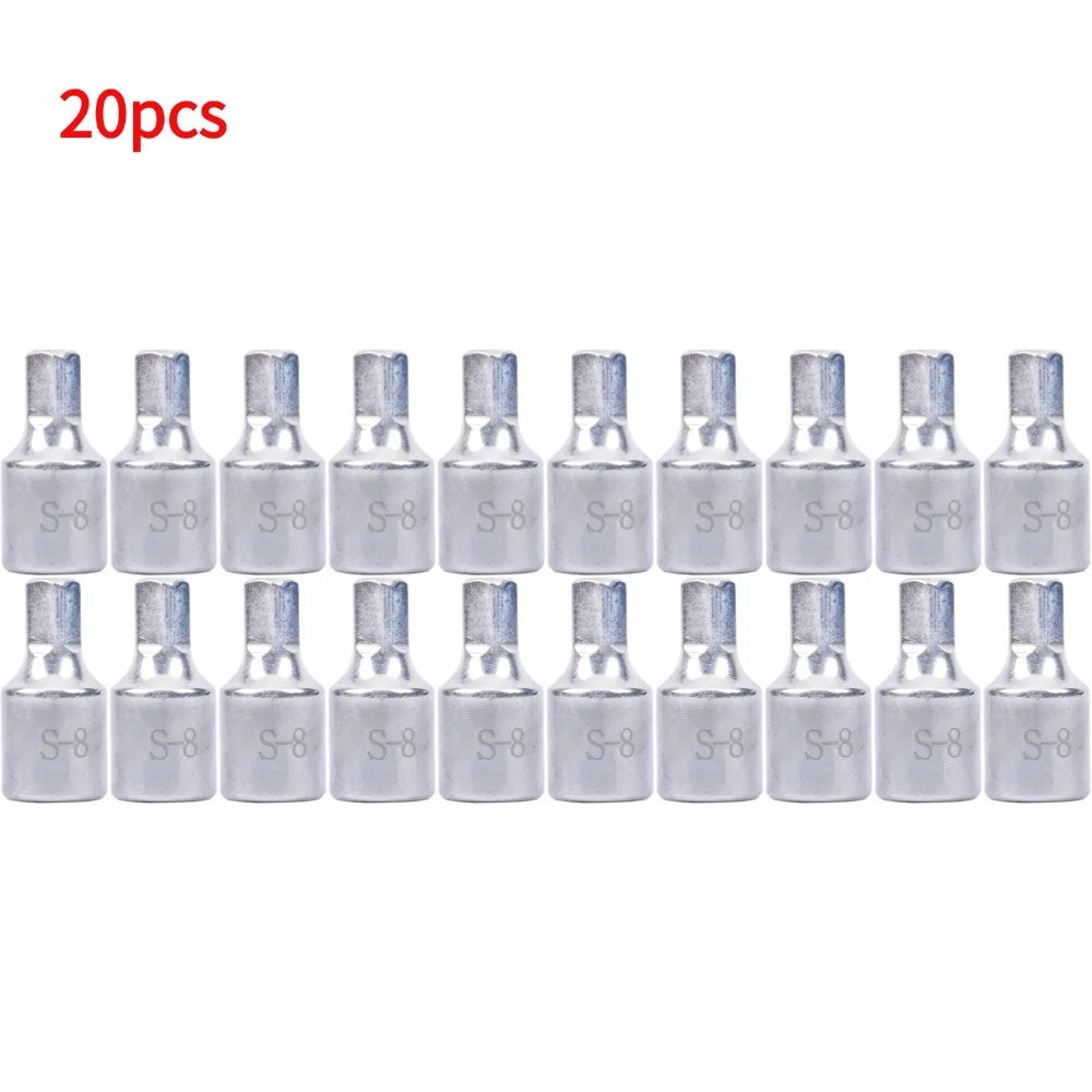 Professional 8mm Square Oil Sump Drain Plug Key Tool Remover Fit For Renault Peugeot Oil Pan Drain Screw Disassembly Tool Oasis Select 20pcs