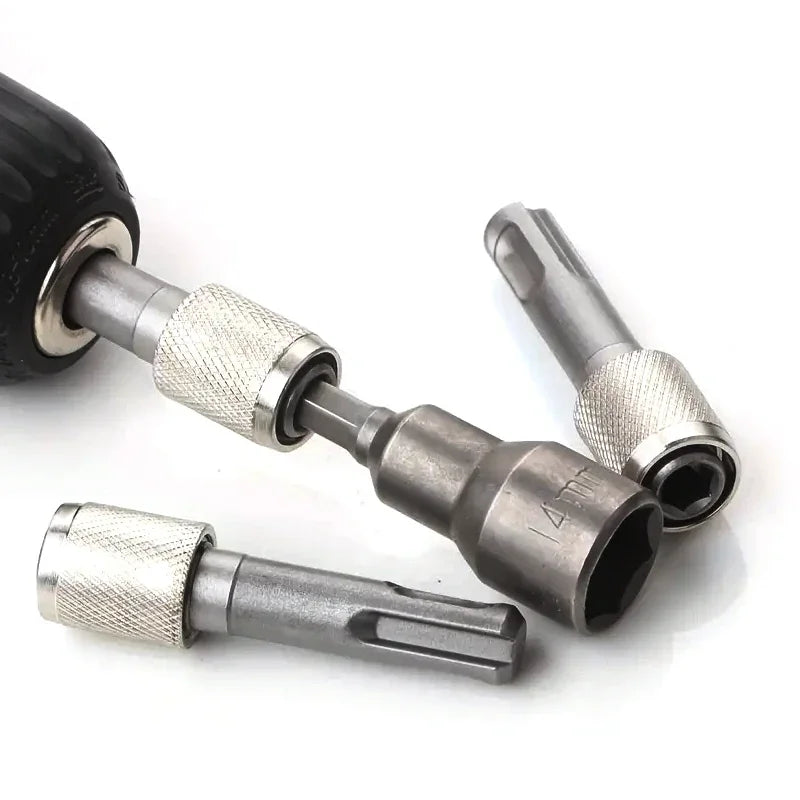 SDS Plus Convert To 1/4 Hex Shank Adapter Hexagonal Converter Electric Hammer Power Screwdriver Bit Holder Socket Impact Driver Oasis Select